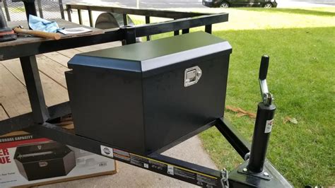 2 1 4 cu ft steel trailer tongue box|harbor freight trailer tongue.